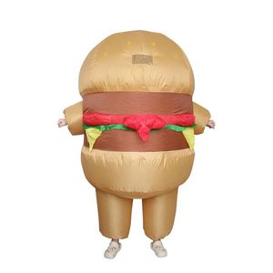 Costume gonflable de hamburger amusant et original, fabriqué sur mesure en usine, pour les fêtes costumées et les festivals - Product Image 2