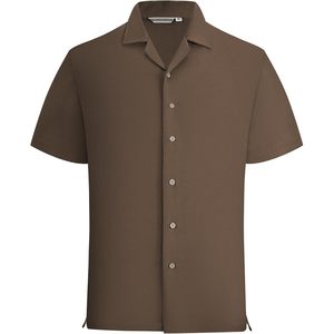 Custom Mens Short Sleeve Shirt And Shorts <b>Set</b> 100% Cotton <b>Knitted</b> Breathable Summer Outfit - Product Image 3