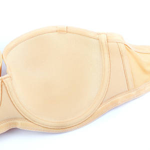 Sujetador inalámbrico Solf de encaje de talla grande con silicona antideslizante, tirantes ajustables, suave, con varillas laterales, adhesivo invisible y transpirable. - Product Image 3