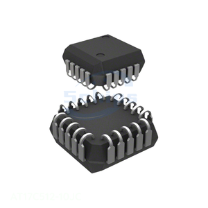 Composants électroniques de circuit mémoire LCC 20, canal fabricant AT17C512-10JC - Product Image 1