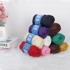 Fil et Laine pour Tresses Africaines, Cheveux Synthétiques Noirs pour Tresses Brésiliennes, Marque Nationale, Sans Teinture/Permanente pour Femmes - Product Image 1