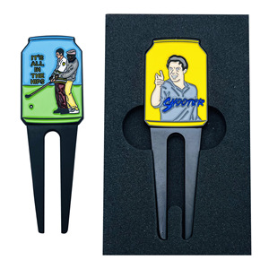 Kit de Reparación de Césped para Golf, Herramienta de Metal Esmaltado de Aleación de Zinc, Set de Regalo para Deportes al Aire Libre - Product Image 5