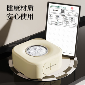 Wall Mounted Cling Film Storage Box Square Flip Top Covered Kitchen Bathroom Use - Product Image 3