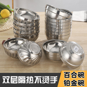 304 Stainless Steel Bowls <b>Set</b> 6Pcs Nesting Kitchen Mixing Bowls For Cooking Baking Food Prep With Lid - Product Image 4