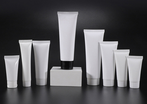 Trắng Mỹ phẩm mềm chai lotion bóp ống Sữa rửa mặt kem bao bì ống cho rửa mặt - Product Image 3