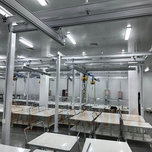 Ánh Sáng Hợp Kim Nhôm Hồ Sơ Vật Liệu Đường Sắt Theo Dõi Overhead Treo Workstation Cầu Crane Hệ Thống - Product Image 2