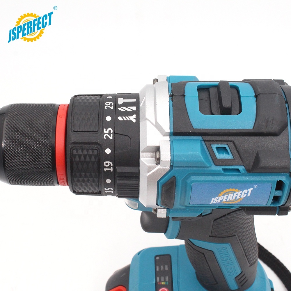 Hot Selling Cordless Impact Kit 21V Lithium Battery Keyless Brushless Motor Charge Drill Construction Factory Direct · image 5