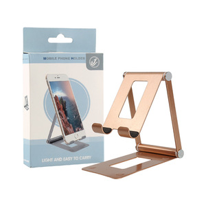 Soporte Metálico Plegable para Teléfono, Antideslizante, Ajustable, para Escritorio, para Smartphone, OEM, ODM, Venta al Por Mayor de Fábrica - Product Image 6