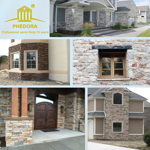 Đá Nhân Tạo Đá Nhân Tạo Loại Văn Hóa Polyurethane PU Đá Nhựa Tấm Gạch Giả Đá Cho Tường - Product Image 6