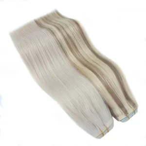 Wholesale Injected Tape Extensions Tape In Hair 40 Piece Top Quality Russian Cuticle Hair Extensions Invisible Tape Hair