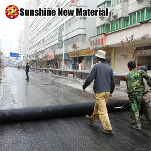 Geomalla de fibra de vidrio <span class=keywords><strong>EGA</strong></span> 100/100KN para carretera de refuerzo de asfalto - Product Image 2