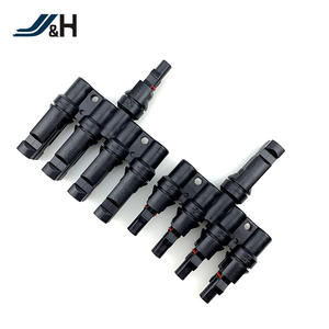 Conector en Forma de T de Cinco Vías para Panel Solar Fotovoltaico JIAHUI PV004-T4, Adaptador 4 a 1, Clasificación IP44 para Uso Automotriz, Carcasa de Ppo - Product Image 2