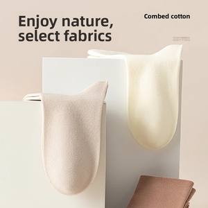 Calzini lunghi in cotone bianco <span class=keywords><strong>senza</strong></span> <span class=keywords><strong>cuciture</strong></span> premaman Anti-batterico Anti-odore traspirante per maternità da <span class=keywords><strong>donna</strong></span> - Product Image 2