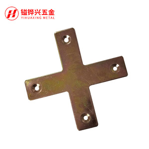 เหล็กยึดรูปตัว X ยี่ห้อ YIHUAXING แบบ 4 รู ชุบสังกะสี สำหรับประตู ตู้ เฟอร์นิเจอร์ และอุปกรณ์ฮาร์ดแวร์ - Product Image 3