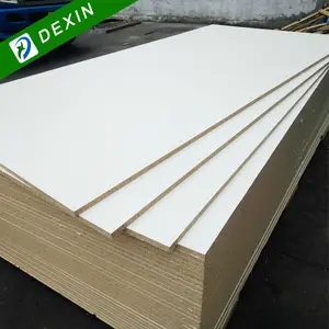 Different Colors Double Sided 18mm Laminated Melamine Particle Board For Decoration