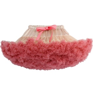 Ropa de baile personalizada para niña, falda tutú esponjosa de alta calidad, tutú de ballet con lazo, falda de ballet - Product Image 3