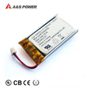 KC CB BIS UN38.3 approved lipo 552035 3.7v 350mah lithium polymer battery - Product Image 2