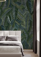 Rafraîchissant 3d décoration de la maison papier peint mural grues volantes vue verte salon TV fond papier peint mural