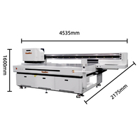 Imprimante UV à plat grand format 2513 à prix d'usine, 4 têtes d'impression, imprimante numérique G6 UV