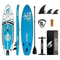 Matériel de point de chute durable direct d'usine planche de pagaie debout gonflable planche de SUP avec accessoires