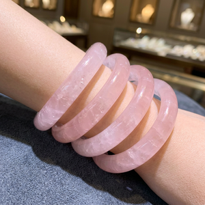 Vente en gros de bracelets en cristal de quartz rose naturel bijoux artisanaux en cristal bracelets en pierres naturelles - Product Image 3