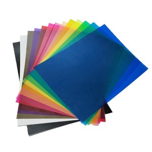 Film rigide transparent coloré en PVC Hy001 A4, épaisseur 0,2-1,0 mm, pour la décoration de fonds photographiques, la découpe et la gravure - Product Image 2