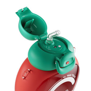 แก้วน้ำพลาสติกพกพาความจุสูงสีสตรอเบอรี่ความจุมากถ้วยน้ำสำหรับนักเรียนหญิงสำหรับดื่มกลางแจ้ง - Product Image 2