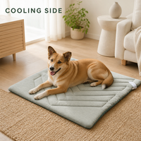Tapis rafraîchissant rectangulaire double face New Wave Design pour l'intérieur et l'extérieur