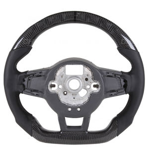 Volante deportivo de fibra de carbono Real personalizado de fábrica para VW <span class=keywords><strong>Golf</strong></span> R <span class=keywords><strong>GTI</strong></span> <span class=keywords><strong>MK7</strong></span> 7,5 Real - Product Image 1