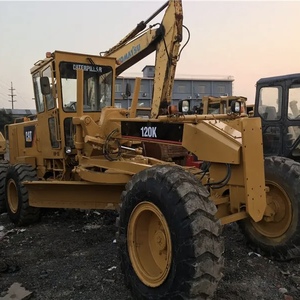 Niveleuse Caterpillar 120K d'occasion pour travaux de construction avec pompe à moteur PLC-12000 kg Poids 140h Heures de fonctionnement à vendre - Product Image 6