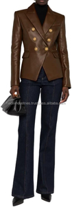 Nouveau <span class=keywords><strong>Blazer</strong></span> Femme 2026 <span class=keywords><strong>Noir</strong></span> à Manches Longues Motif Uni Style Costume de Bureau pour Hommes - Product Image 5