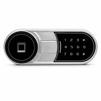 Serrure électronique intelligente de sécurité SY-889-Z compatible Tuya avec télécommande sans fil et empreinte digitale