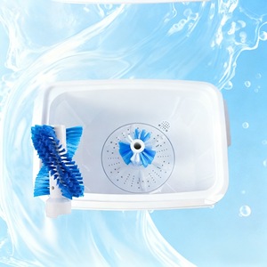 <b>Mini</b> Washing Machine 370x400x630mm Plastic Housing Single Row Wash Electric Power For Laundry Shoe Cleaning - Product Image 3