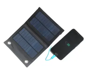 Smart Bes ~ 4W Two-fold Portable Solar Folding Bag Charger Mobile Phone Power Outdoor Charger