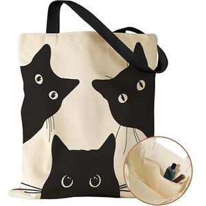 Bolso de mano con diseño de Kimchi, bolso de hombro informal a la moda para trabajadores de oficina, bolso de lona para todas las estaciones - Product Image 3