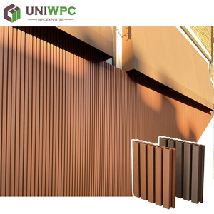 Slatted rãnh tường Bảng điều khiển bên ngoài trang trí tường Bảng điều khiển tường ốp 148*21 mét ngoài trời WPC Bảng điều chỉnh - Product Image 6