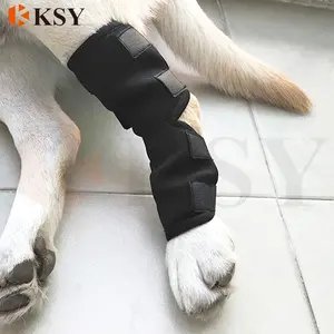 Kustom Lebih Murah Dog Leg Brace Belakang Dog Hock Dukungan Menyembuhkan Hock Joint Wrap Lengan Anjing Lutut Dukungan untuk Kaki Belakang