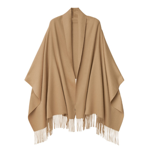 Syal rajut besar klasik, syal hangat kasmir 70*180cm musim gugur musim dingin, selendang rajut besar, pengaturan musiman motif riak air - Product Image 4