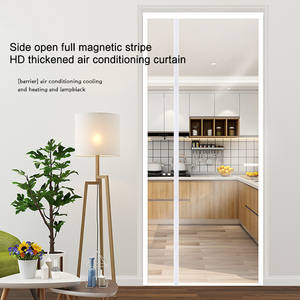 Meilleure vente rideau de porte thermique isolé avec écran de climatisation à fermeture automatique rideau de porte isolé thermiquement magnétique - Product Image 2
