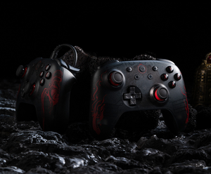 ตัวควบคุมแบบมีสาย8บิตโด้ที่2C ที่สุดสำหรับ Windows <span class=keywords><strong>PC</strong></span> และแอนดรอยด์1000เฮิร์ตปรับ L4ได้กันชน R4สีดำ Wukong ตำนาน - Product Image 2