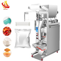 Machine de remplissage de pâte liquide Jus Confiture Beurre d'arachide Salade Sauce Machine de scellage pour sac pour boissons Produits chimiques