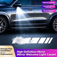 Promotion : Projecteur LED HD pour rétroviseur, tapis de bienvenue à induction automatique, lampe d'ambiance pour Mercedes-Benz
