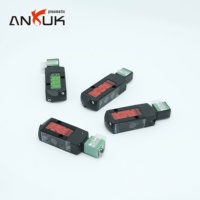 ANRUK 290 Électrovanne AC110V Filetage M5 2 ports 2 positions Construction robuste pour la fabrication de semi-conducteurs