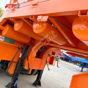 Semirremolque de plataforma baja de 100 toneladas y 10 ejes con plataforma móvil, escalera hidráulica y plataforma baja, personalizado - Product Image 3