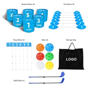 ไม้กอล์ฟฝึกซ้อมแบบปรับได้รุ่นใหม่ หัวไม้พลาสติก พร้อมโลโก้สั่งทำได้ ไม้พัตเตอร์แบบยืดหดได้ ปรับความยาวได้ - Product Image 5