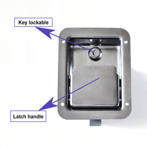 Nhà Máy Trực Tiếp Thép Không Gỉ Bảng Điều Chỉnh Ổ Khóa HJ Đánh Bóng Máy Phát Điện Tán Bảng Điều Chỉnh Cửa Chốt Cửa Xe Cửa Chốt Mái Chèo Khóa - Product Image 3