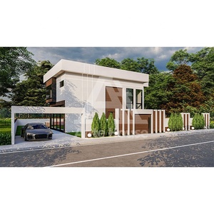 Chất lượng cao ánh sáng thép biệt thự Kết Cấu Thép nhà sang trọng <span class=keywords><strong>prefab</strong></span> Nhà Thời Trang đúc sẵn khung thép cấu trúc nhà - Product Image 5