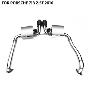 Tubo di Scarico Sportivo per <span class=keywords><strong>Porsche</strong></span> <span class=keywords><strong>718</strong></span> 2.5T 2016, Silenziatore Catback da Corsa in Acciaio Inossidabile - Product Image 1