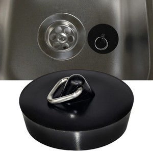 Bouchon de vidange de baignoire, bouchon de lavabo, bouchon d'étanchéité de cuisine, couvercle de bac de lavage de balcon en TPR - Product Image 1