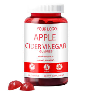 OEM/ODM Label pribadi bebas gula cuka sari apel Gummies-mengandung Vitamin B12 dan suplemen probiotik - Product Image 1